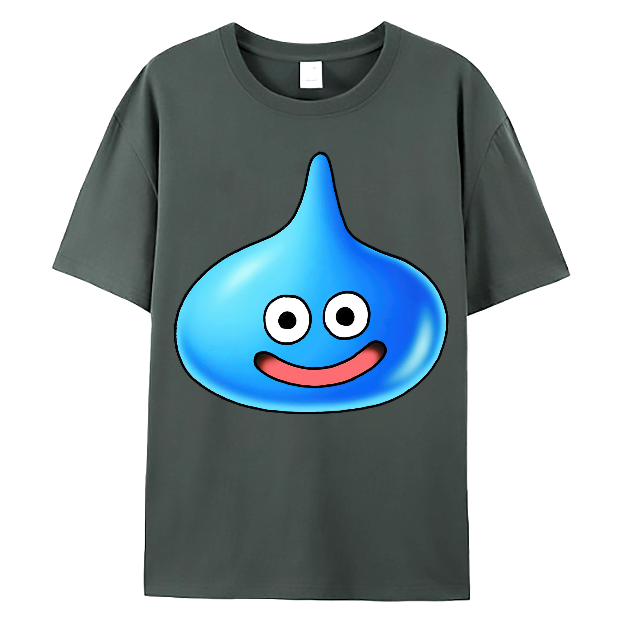 （画像用） ドラゴンクエスト Doragon Kuesuto Dragon Quest 綿100％ メンズ半袖Tシャツ｜肌触りやわらか＆通気性